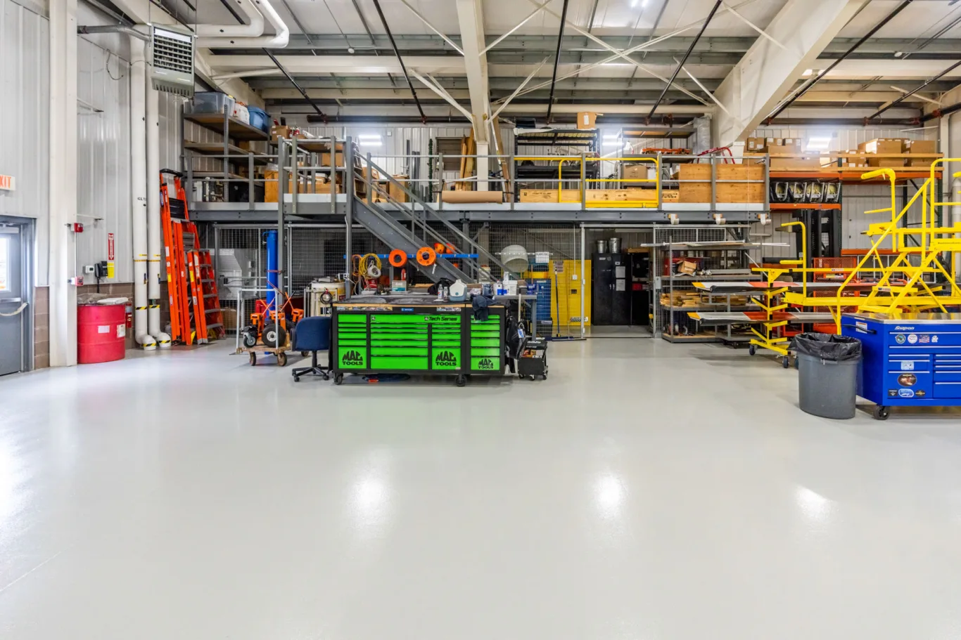 Concrete Coatings kansas Helicopter Hangar 009