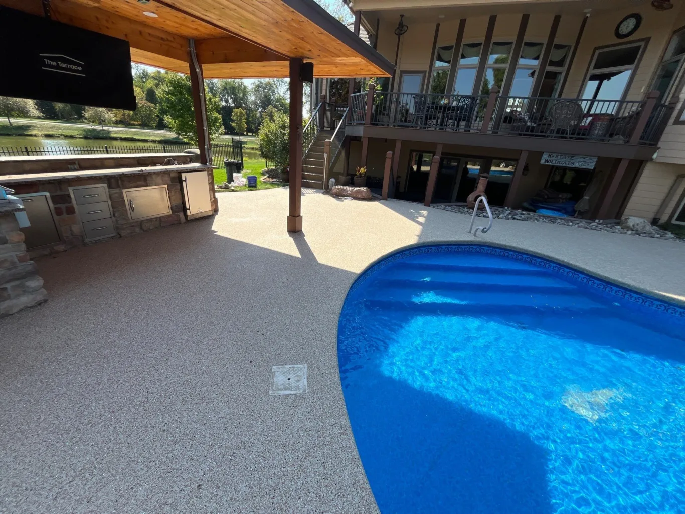 Patio Pool Restoration CC Kansas
