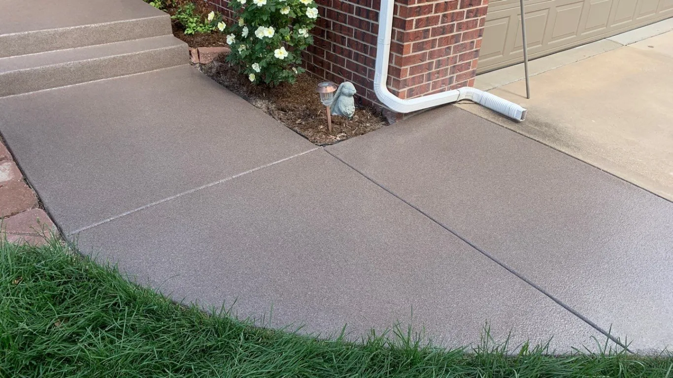 Sidewalk Restoration Concrete Coating Kansas 1