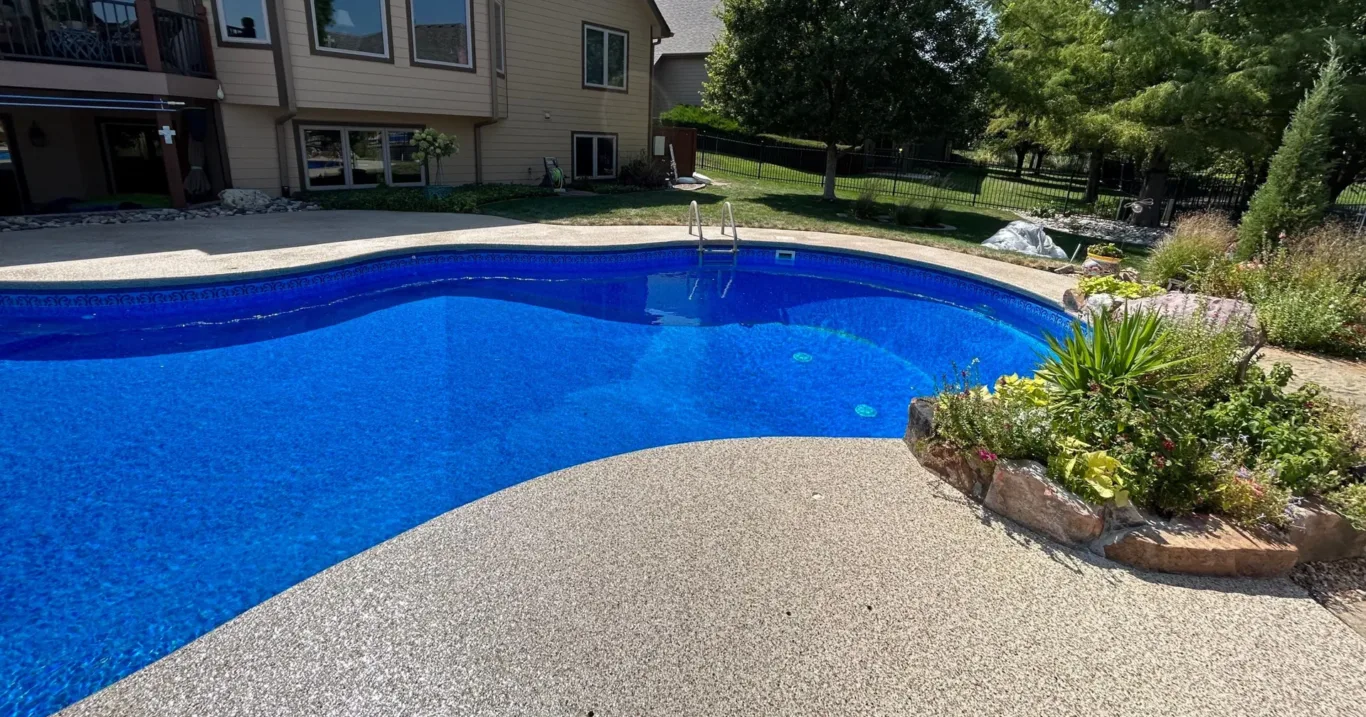 creating a slip resistant pool deck choose the right concrete coating 1920w